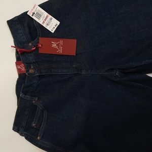 NWT JMCOLLECTION DARK DENIM JEANS SZ 10P SHORT